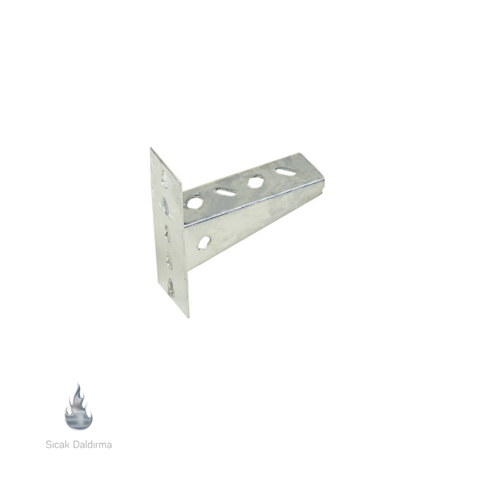 Eae ETS-D 050 - Duvar Tipi Kanal Taşıyıcı (2mm) - Sıcak Daldırma