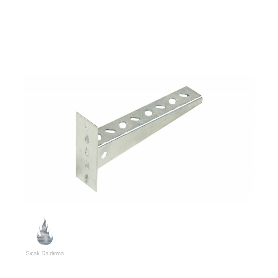 Eae ETS-D 200 - Duvar Tipi Kanal Taşıyıcı (2mm) - Sıcak Daldırma