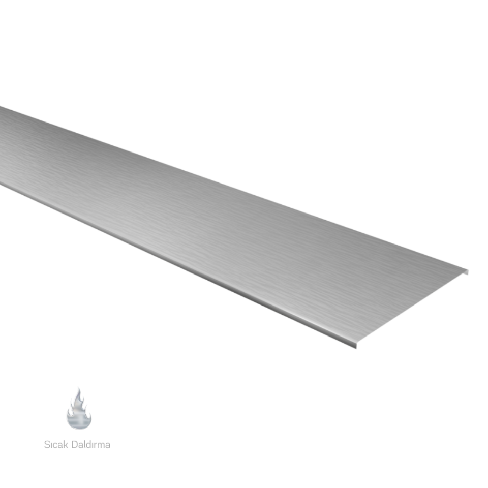 EAE CTE 600 - Sıcak Daldırma Kablo Kanalı Kapağı (1,2mm)